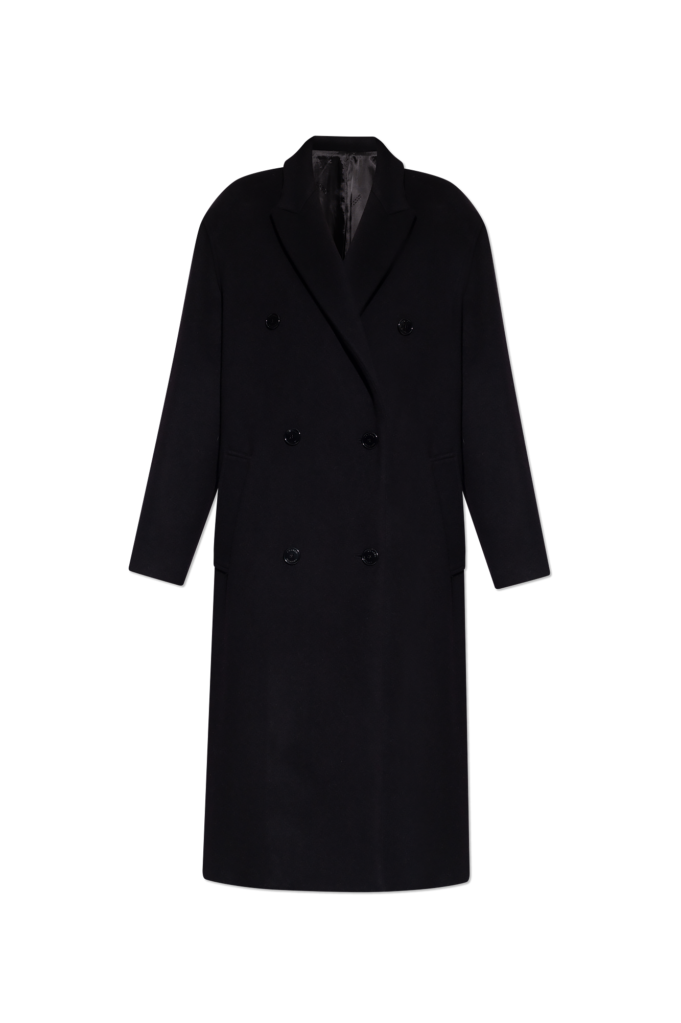 コート Isabel Marant FW23 THEODORE COAT (MA0099FA_A3D19I10ST) Black 'Theodore' double-breasted coat Isabel Marant